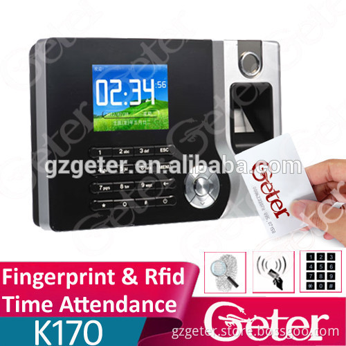 Fingerprint Time clock with build in Id card reader